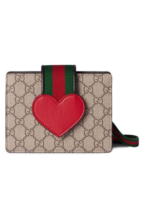 borsa in pelle marrone GUCCI KIDS | 793830KAAAP9751